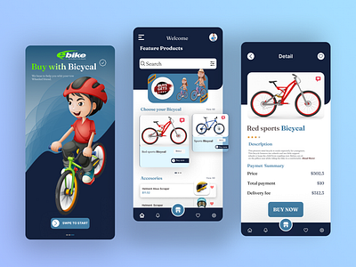 Bicycle ; Mobile App Design