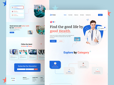 Find Your good Health Website. branding mobile apss ui wab design