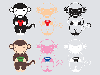 Monkeytea cup monkey tea