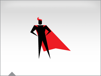 Hero cape hero logo super