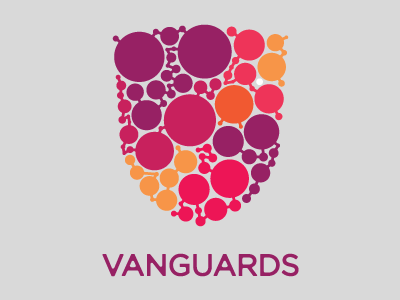 VANGUARDS logo mark shield wip