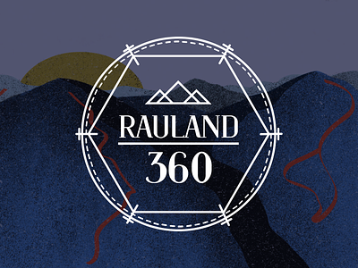 Rauland 360 logo blue brand logo ski