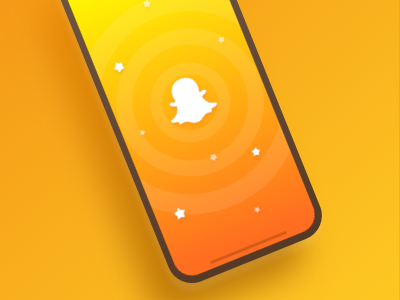 Snapchat Splash Screen Concept concept design iphone iphone x mobile redesign screen snapchat splash splash screen x