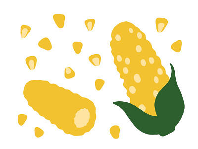 Corn Graphic Illustration