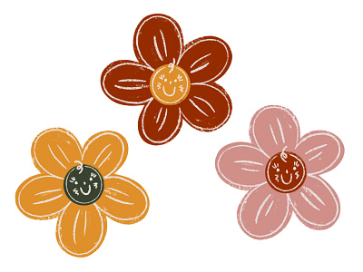 Cute Smiley Flowers