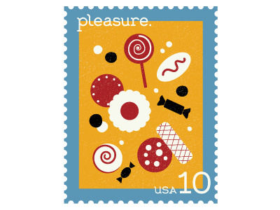 Hygge Serif Stamp Set - Pleasure candy graphic hygge pleasure stamp stamps