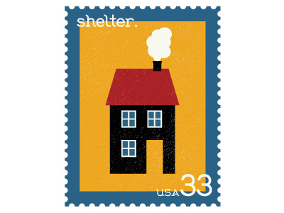 Hygge Serif Stamp Set - Shelter chimney home house hygge room security shelter stamp stamps