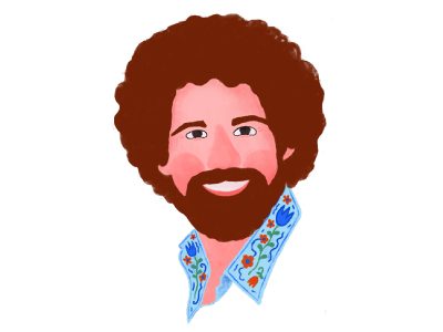 Folk Art Bob Ross