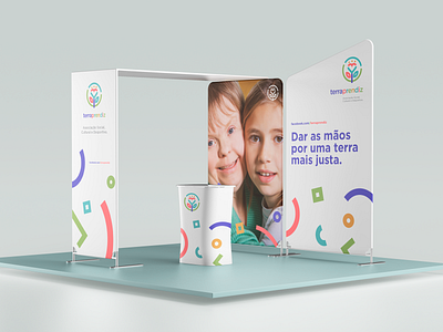 Terraprendiz charity association children exhibition concept graphic design