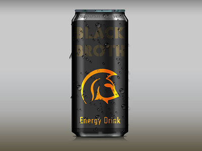 Energy Drink black can energy drink