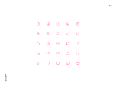 Icon set 02 design icon icon design icon set iconography icons outline ui uidesign vectors