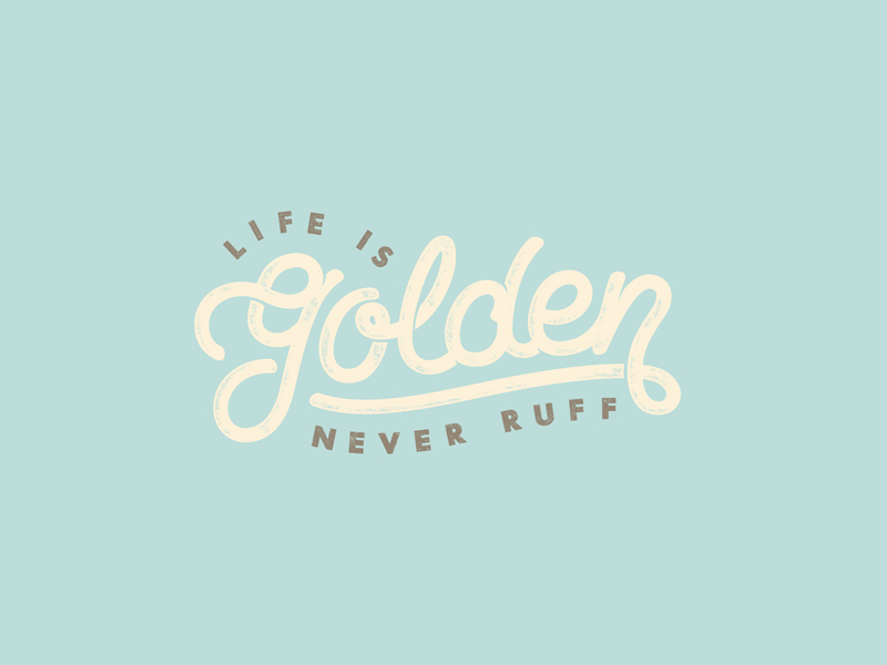 Life Is Golden by Shalen Holt on Dribbble