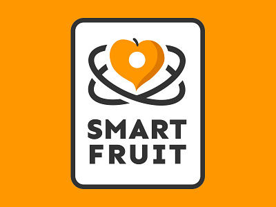 Smartfruit chem free design fresh fruit fruit graphic design illustrator logo natural food produce smart fruit visual identity