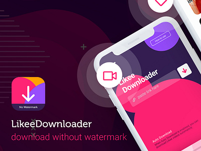LikeeDownloader android app design design download ios likee mobile ui uiux ux