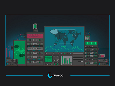 Illustration for Salesforce Development Company Website