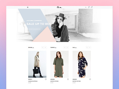 FLOW. - Fashion clothing E-commerce