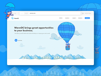 Corporate Website Design for Salesforce Development Company