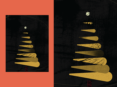 Poster 835 - "🎄" art branding christmas christmas tree color design graphic holidays illustration make something everyday poster texture tree