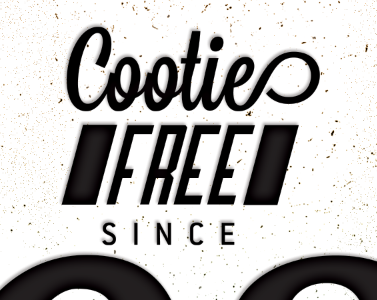 Cootie free since '93 texture type