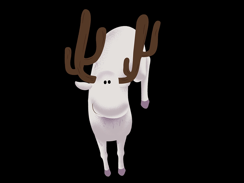 Reindeer - La Polar 2d 2d animation animacion character character animation cut out moho reindeer