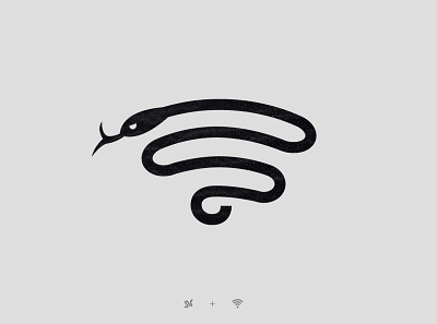 Snake-fi animal branding dribbble identiny logo logoawesome logodesign logotype pixart snake snakefi vector wifi