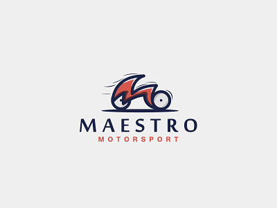 Maestro motorsport branding car engine esport identiny logo m maestro motorsport pixart road