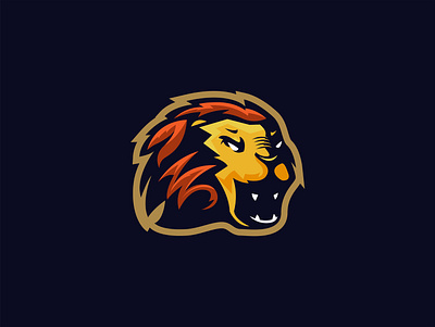 Lions animal esport lion logo mascot pixart