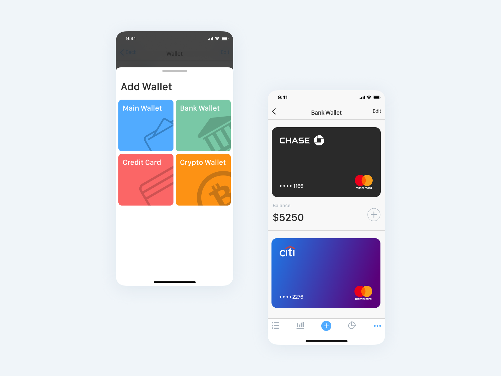 Add wallet by Vadim Kozlov on Dribbble