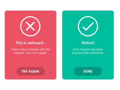 Daily UI 011 Error/Success Flash Message