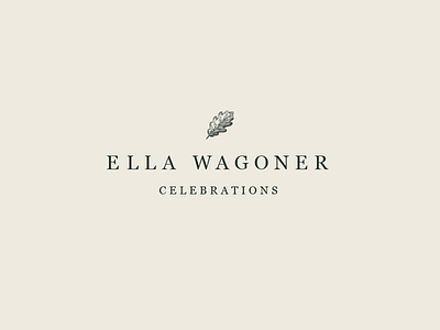 Ella Wagoner branding identity logo process typography wip