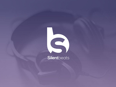 Silentbeats dance disco dj headphone logo music
