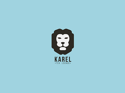 Karel animal cyan illustration lion lounge minimal pub