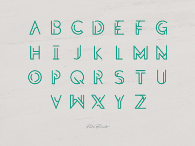Platanus Typography brand grid letra logo logotype tipografia typography