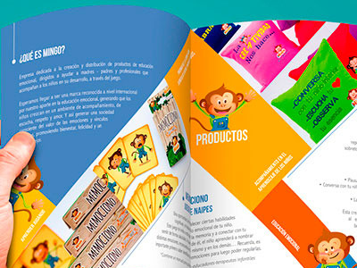 Brochure Mingo brochure business card corporate creatividad design diseño flyer id logotipo marketing website