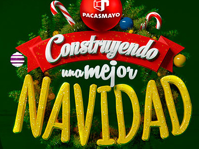 Key Visual "Construyendo una mejor Navidad"