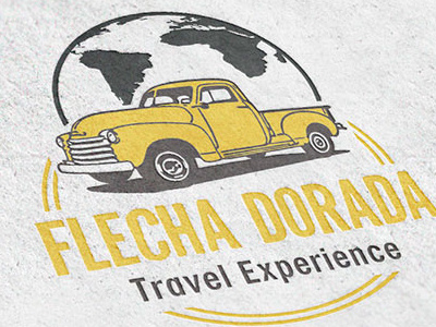 Logotipo Flecha Dorada brochure business card corporate creatividad design diseño flyer id logotipo marketing website