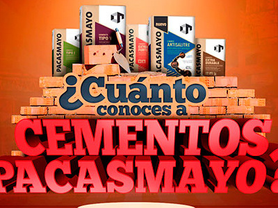 Key Visual "¿Cuánto conoces a Cementos Pacasmayo?"