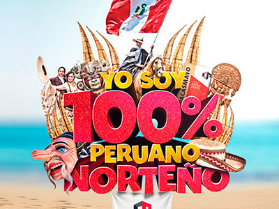 Key visual "Yo soy 100% Peruano Norteño"