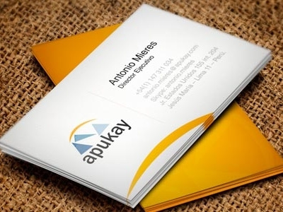 Tarjeta Personal Apukay apukay business card inspiration personal tarjeta