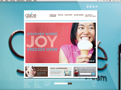 Glace Ice Cream Website