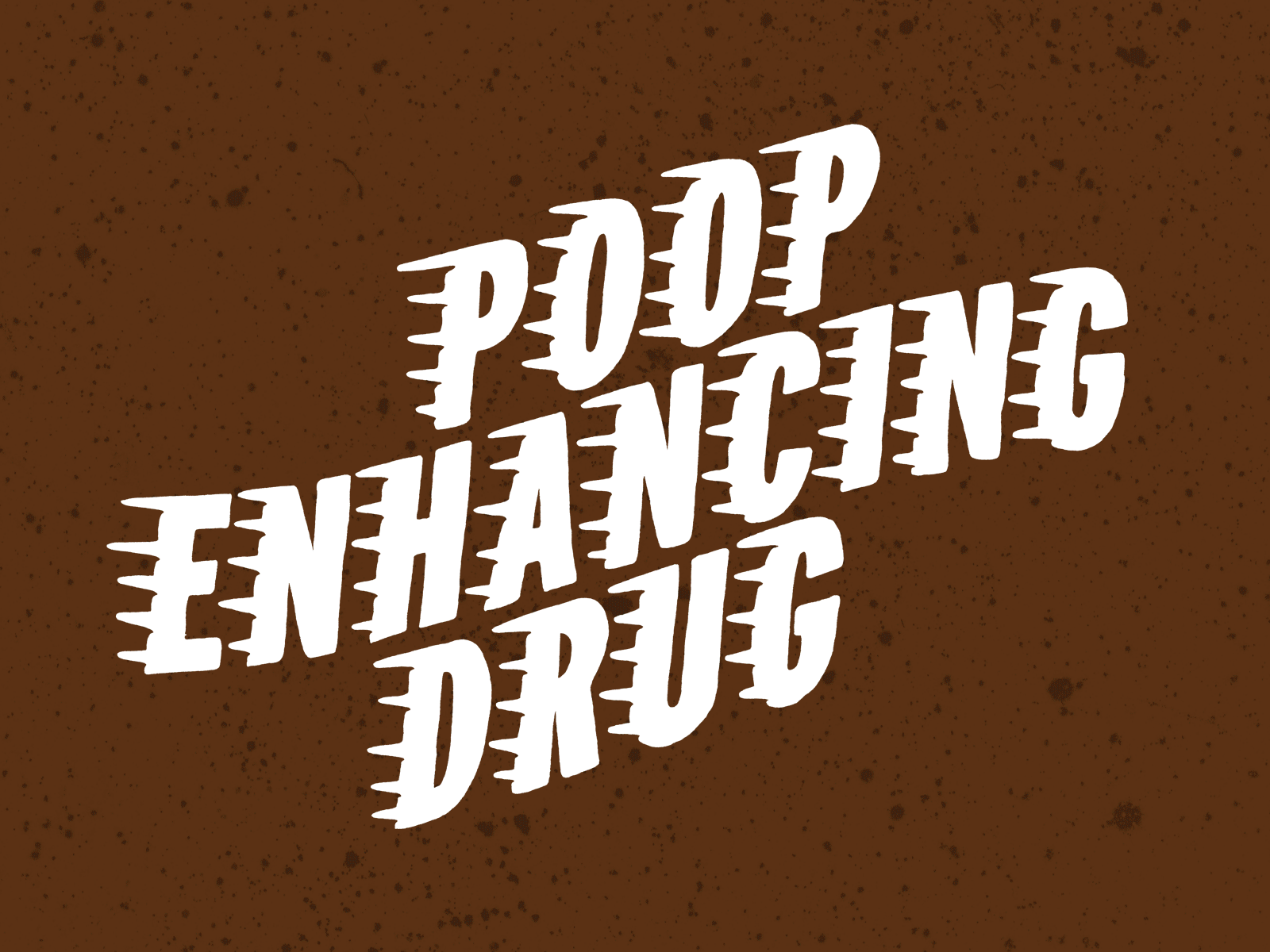 PED coffee coffee cup coffee mug hand drawn hand type poop toilet humor typography