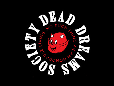 Dead Dreams Society branding dead devil dreams hand drawn hand type hot sauce hot stuff illustration logo typography