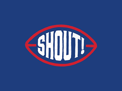 Shout! bills branding buffalo bills football hand drawn hand type illustration logos nfl sports typography