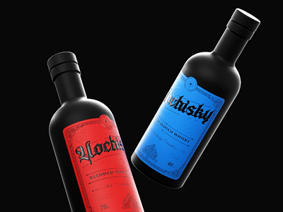 Vochisky Whisky Concept 3d art art direction artist cinema4d design designer graphic design minimal minimalism minimalist octane