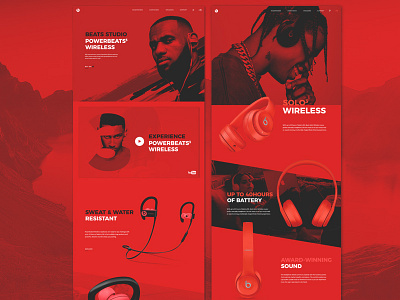 Beats Product Landing Page