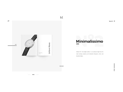Minimalissimo Website Redesign Case Study app education e learn exploration landing page minimal product page red and black redesign uiux user experience user interface white