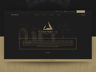 Spectrum Legal Law Firm Website Design