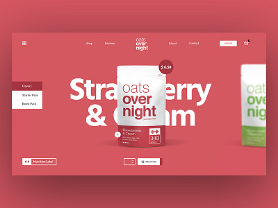 Oats Over Night Website Design