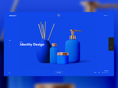 Method Co design exploration graphic design home page minimal minimalism minimalistic uiux user experience user interface web design white