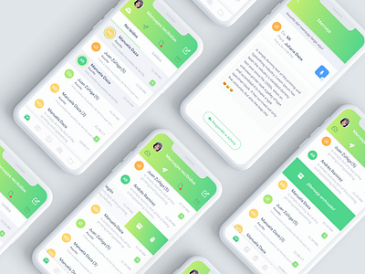 Inbox app conversation design inbox mail message mobile ui user interface ux